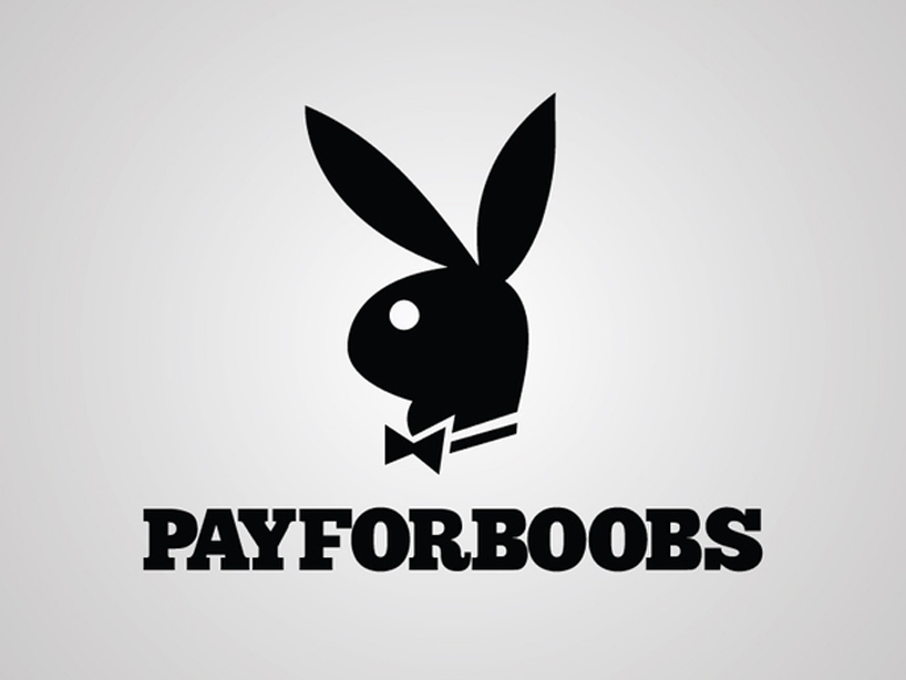 Eerlijke logo's Playboy