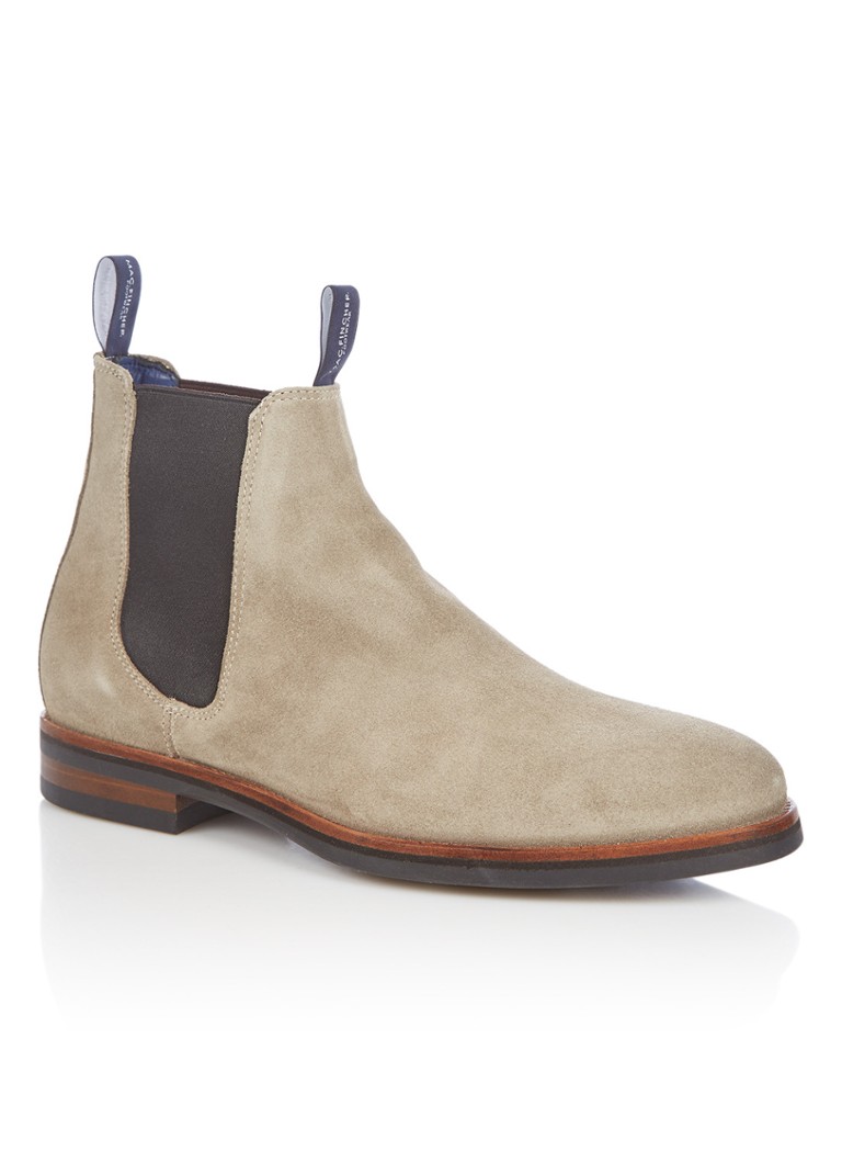 Boots chelsea taupe suede
