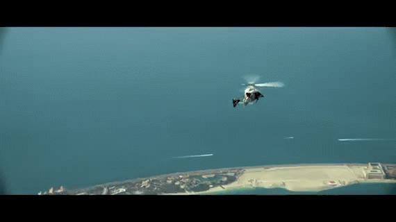 Jetman Dubai vliegen Man Man