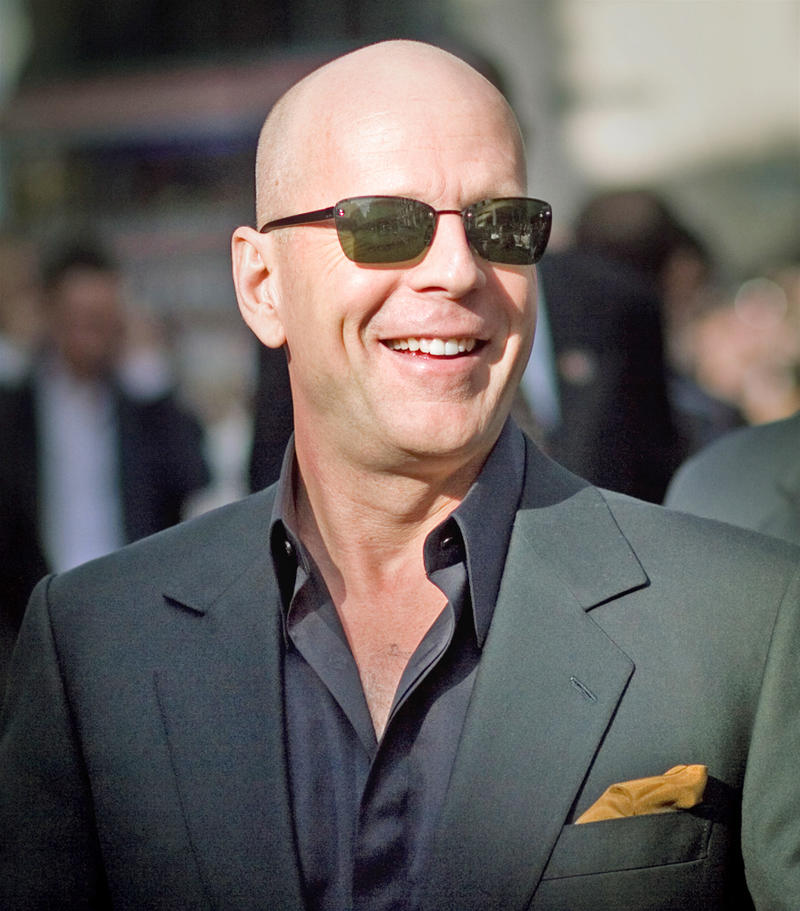 MAN MAN Baard kaal Bruce Willis 2