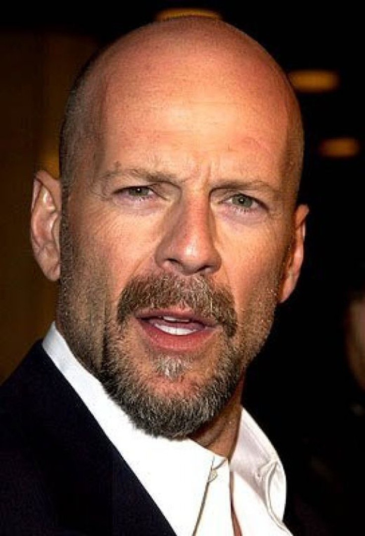 MAN MAN Baard kaal Bruce Willis