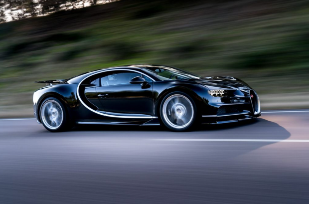 Bugatti Chiron snelheid