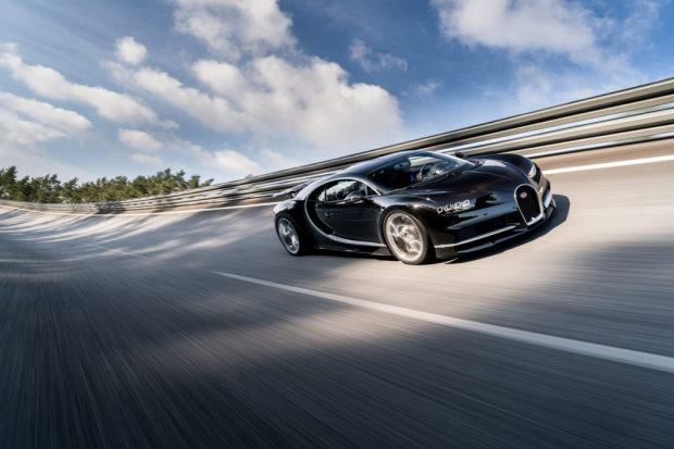 Bugatti Chiron snelheid 1