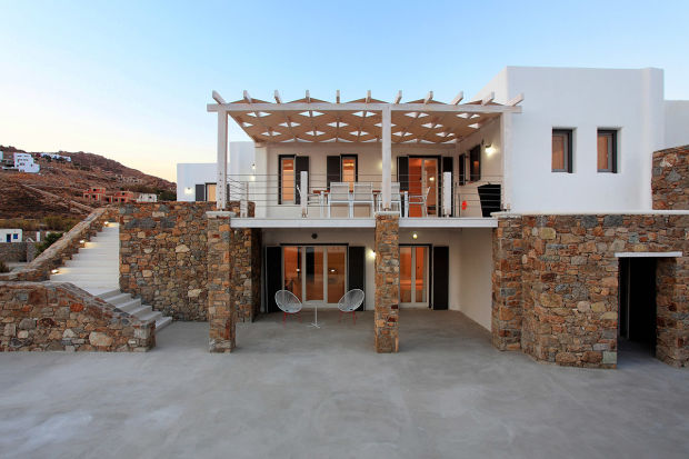 Griekenland mykonos luxe villa man man mansion vakantiehuis