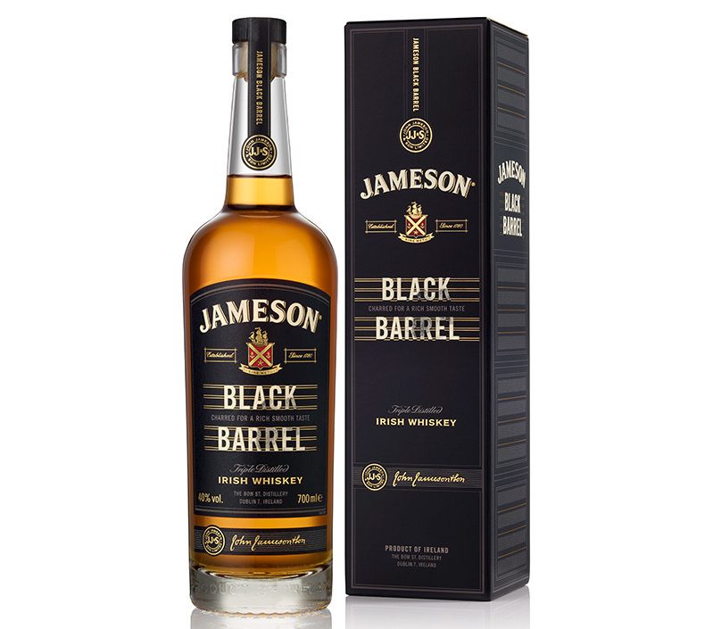 Jameson black barrel whiskey man man