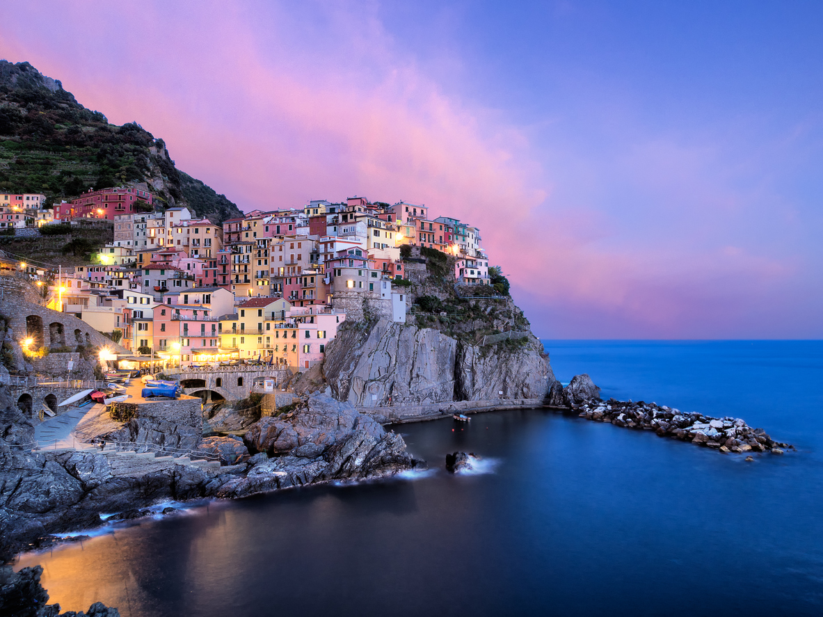 Manarola View At Sunset