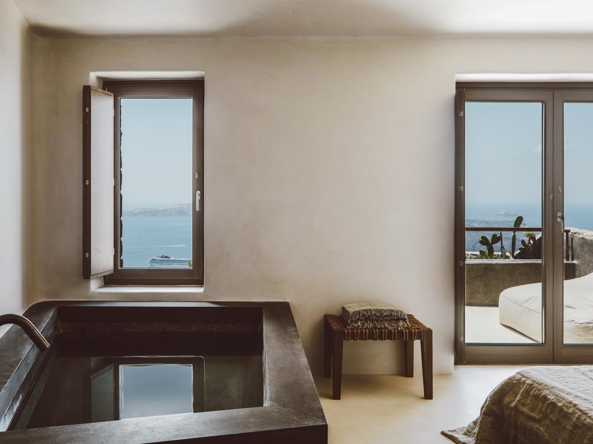 luxe villa Santorini MAN MAN