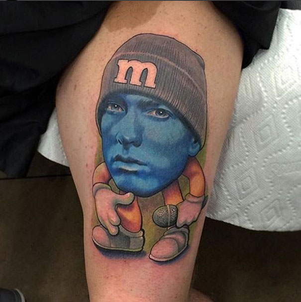 Eminem tattoo disaster