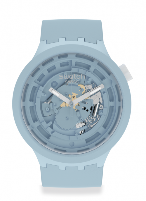 blauw horloge Swatch