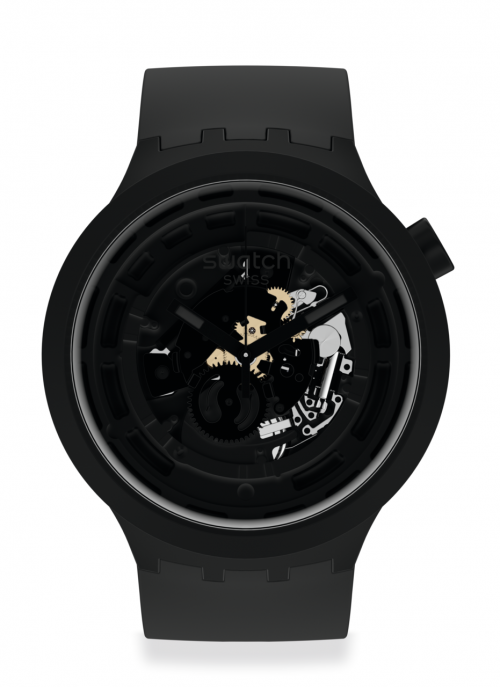 zwart horloge grote diameter