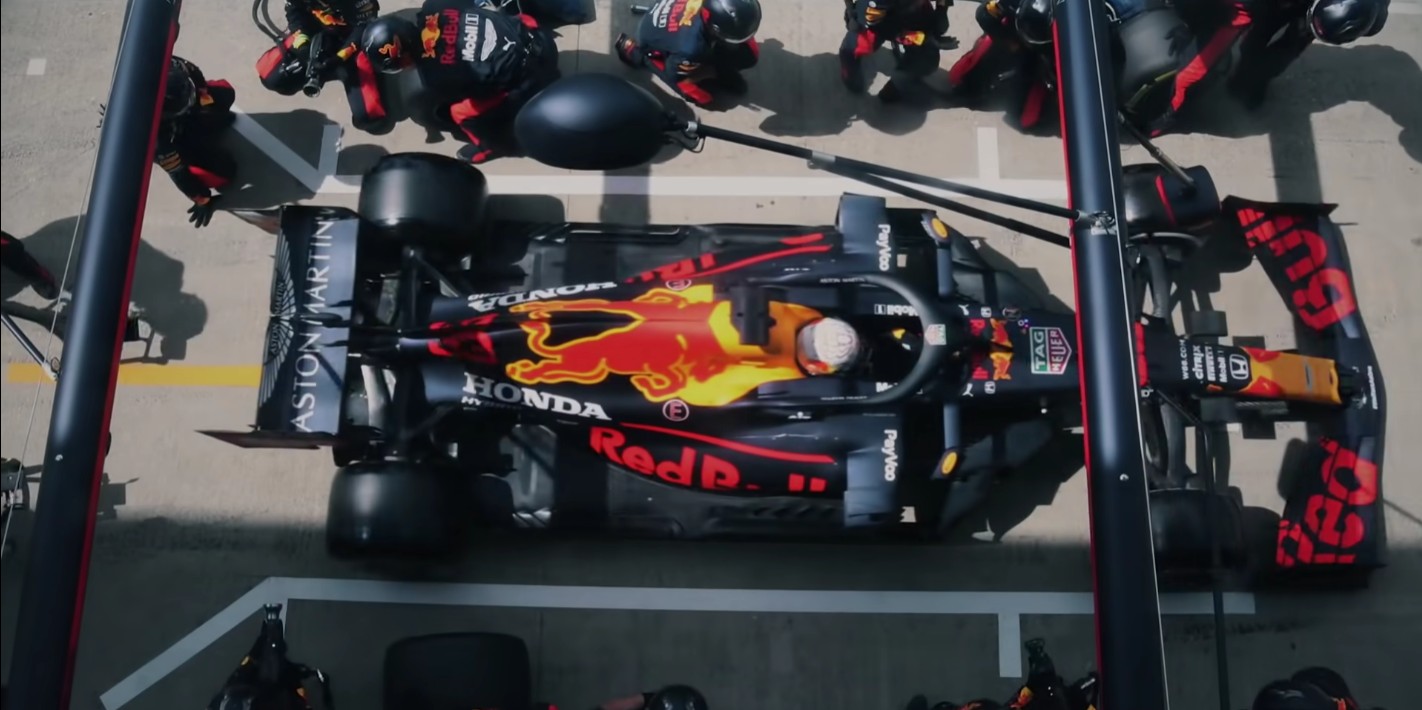 De gemiddelde snelheid van een pitstop