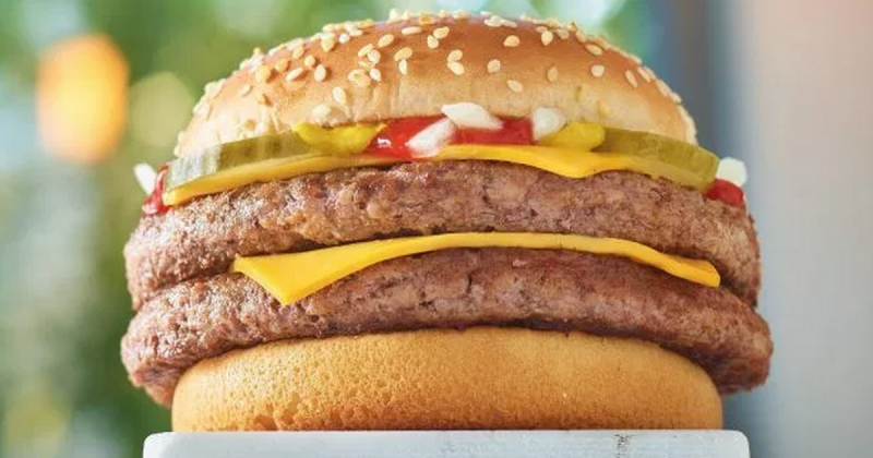 etenswaren veel calorieën dubbele quarter pounder cheese