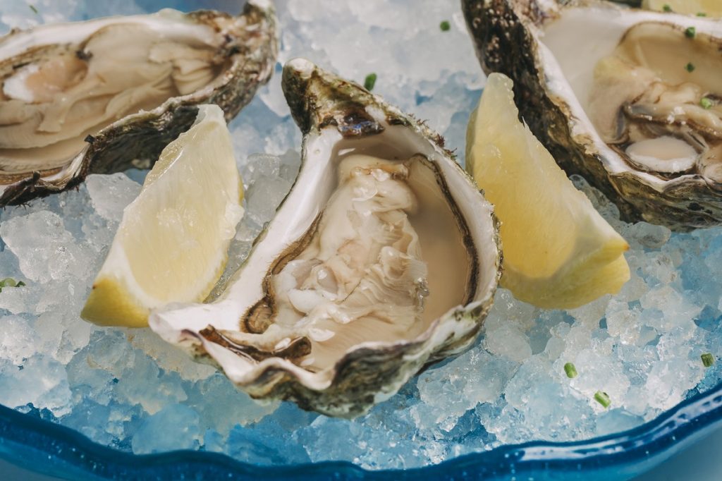 oesters eten op vakantie Martinhal Sagres