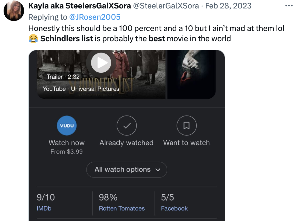 Schindler's List Netflix