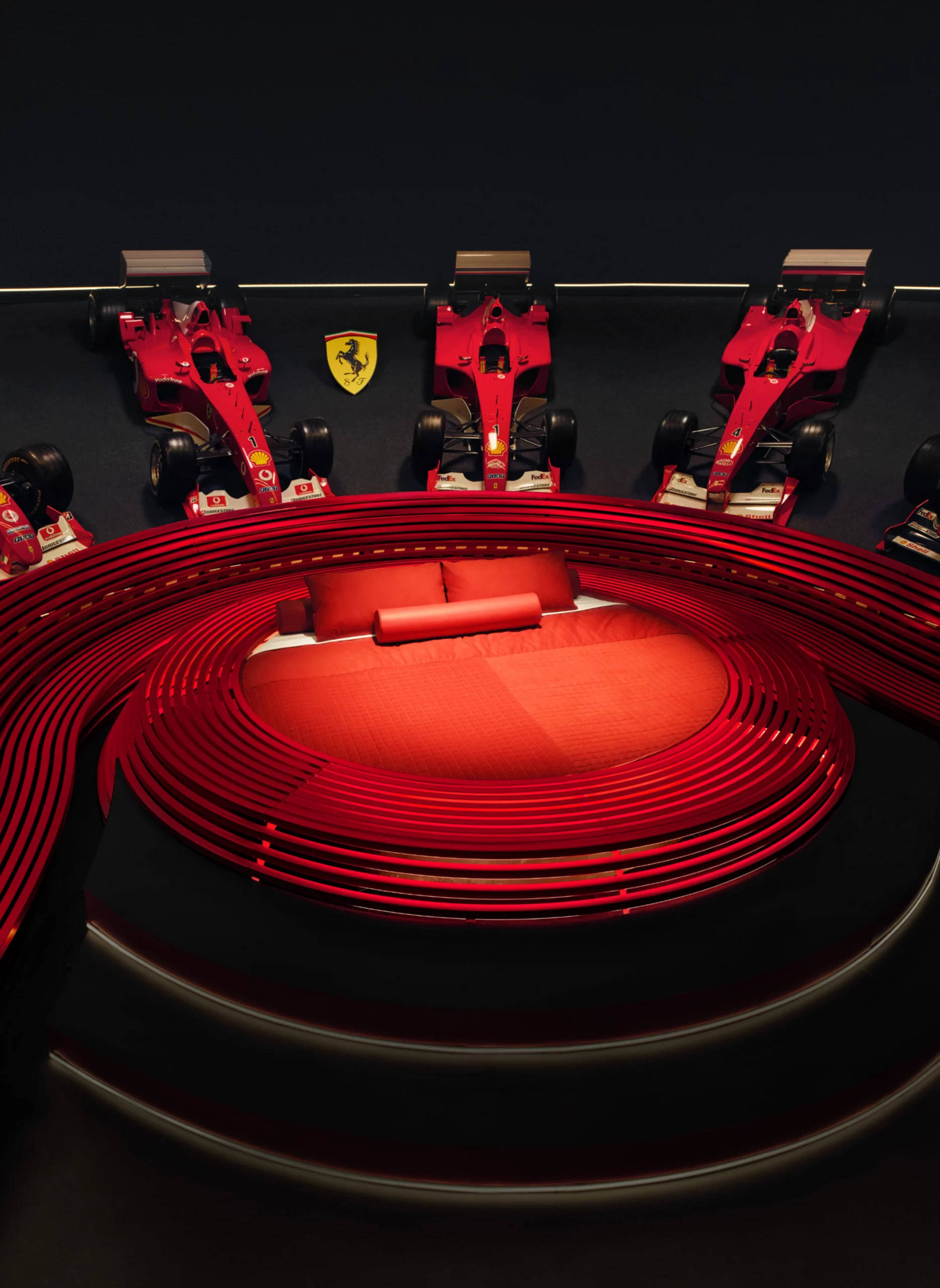 Bed Ferrari Museum