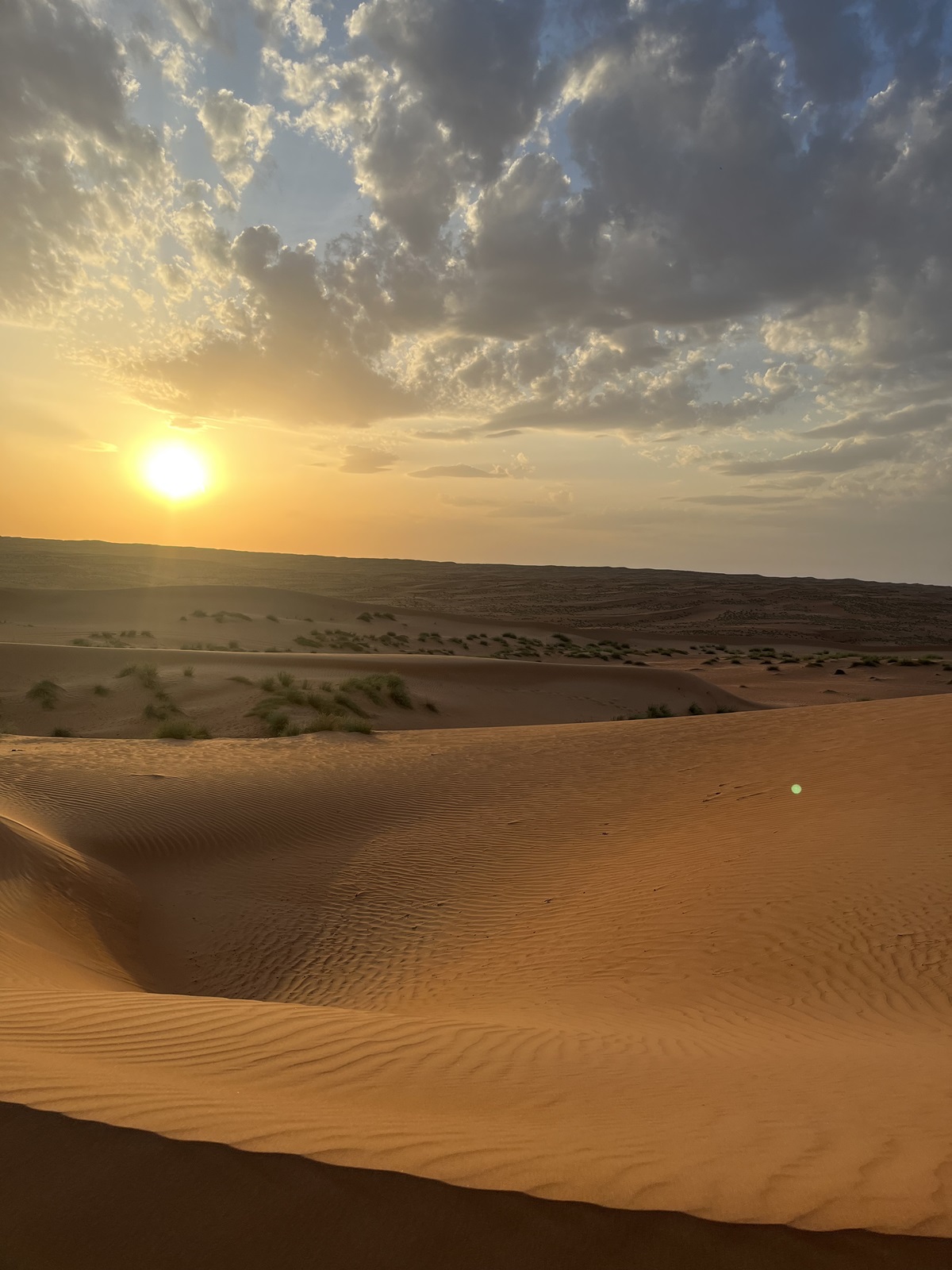 zonsondergang woestijn
