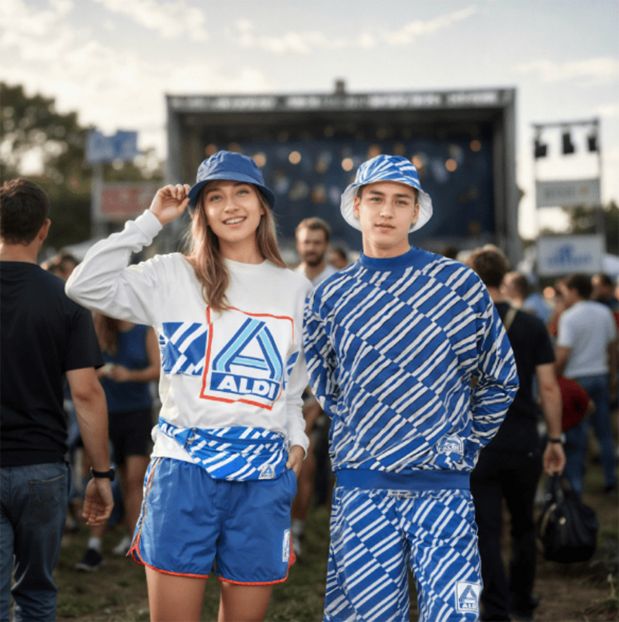 Sweaters Aldi kledinglijn fanwear