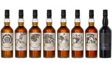 Vanaf vandaag te koop: de 8-delige Game of Thrones whisky collectie