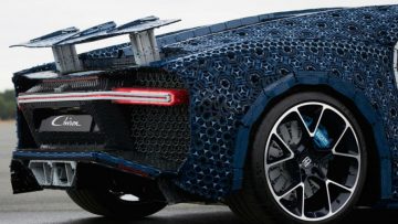 De dikste creatie ooit: een Bugatti Chiron gemaakt van LEGO