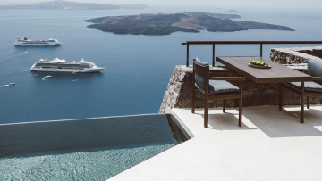 Deze luxe villa in Santorini is de ultieme vakantiebestemming