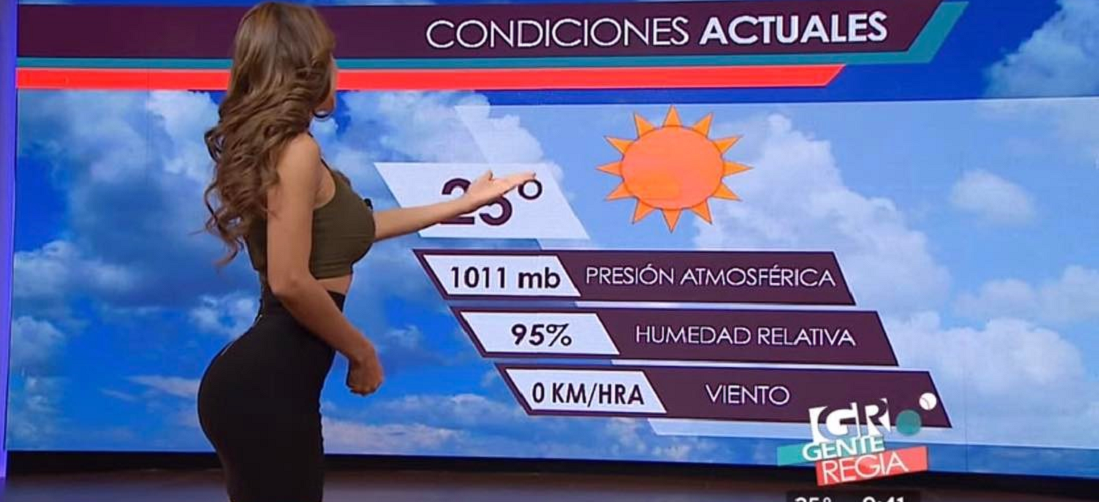 Yanet Garcia is de heetste weervrouw ter wereld