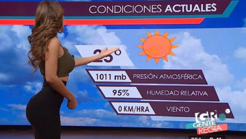 Yanet Garcia is de heetste weervrouw ter wereld