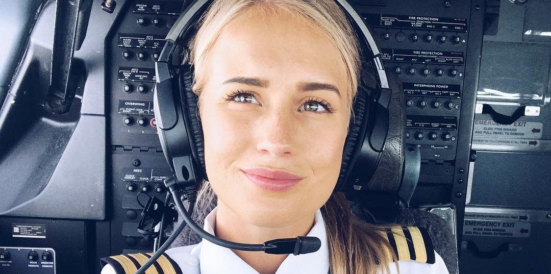 De Zweedse Maria is pilote en een enorme Instagram sensatie