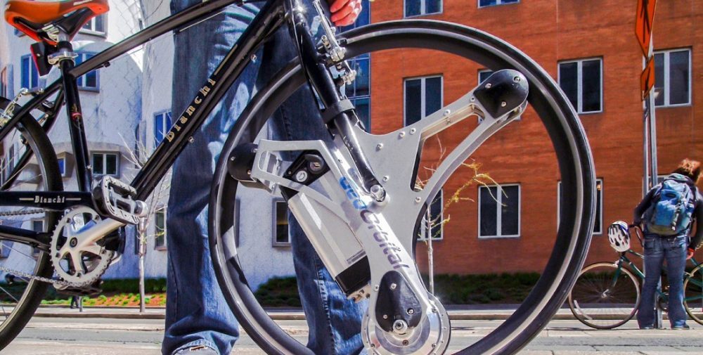 Met dit brute wiel maak jij van jouw fiets in 60 sec. een e-bike