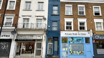 Het smalste huis van Londen staat nu te koop voor een uitzinnig bedrag