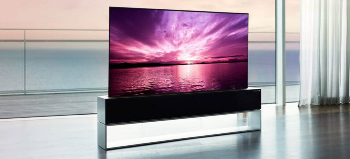 Deze mega oprolbare tv van LG kost bijna €75.000