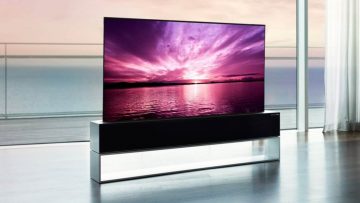 Deze mega oprolbare tv van LG kost bijna €75.000