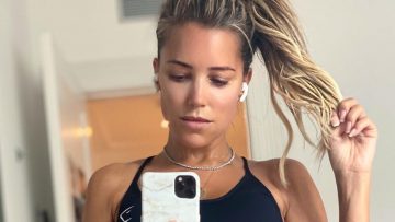 Sylvie Meis laat met workout foto’s op Instagram zien hoe fit ze is voor haar leeftijd