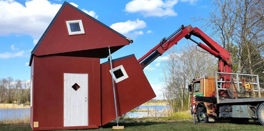 Dit uitvouwbare mini-huis kost je slechtst 18.700 euro
