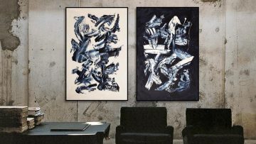 Kunstenaar Patrick van Riemsdijk maakt indrukwekkende schilderijen voor jouw woning