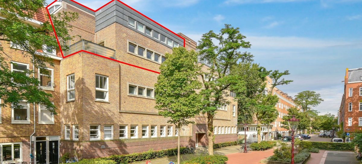 Oude school omgebouwd tot prachtig appartement met dakterras