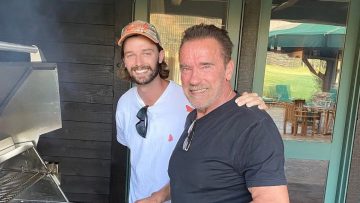 Dit zijn de drie zonen van Arnold Schwarzenegger