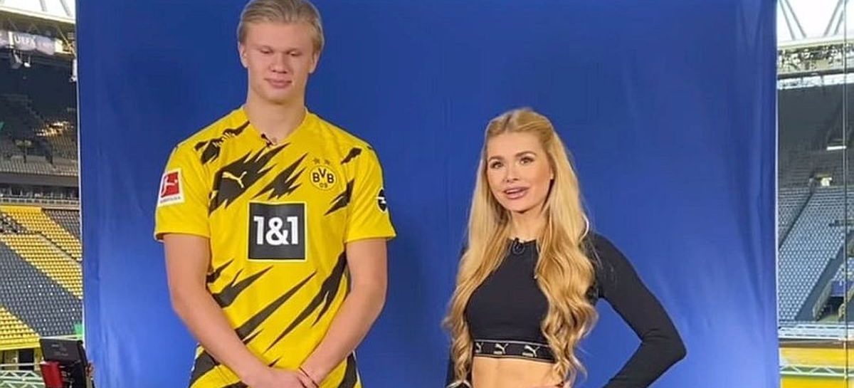 Voetbalspelers van Borussia Dortmund krijgen personal training van héél knappe vrouwen