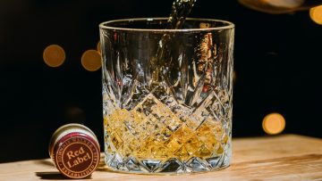 De verschillende soorten whiskyglazen op een rij