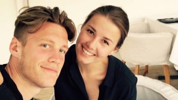 Wout Weghorst schiet ook raak in de liefde met zijn vriendin Nikki van Esch