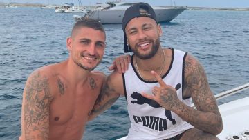 Neymar lijkt kilo’s zwaarder op gelekte vakantiefoto’s