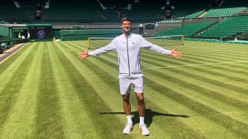 Het vermogen van tennisser Novak Djokovic