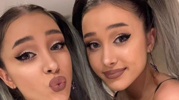 Deze identieke tweeling lijkt een-op-een op zangeres Ariana Grande
