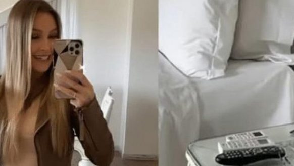Braziliaanse actrice geeft haar Instagram-volgers een tour door hotelkamer maar vergeet iets