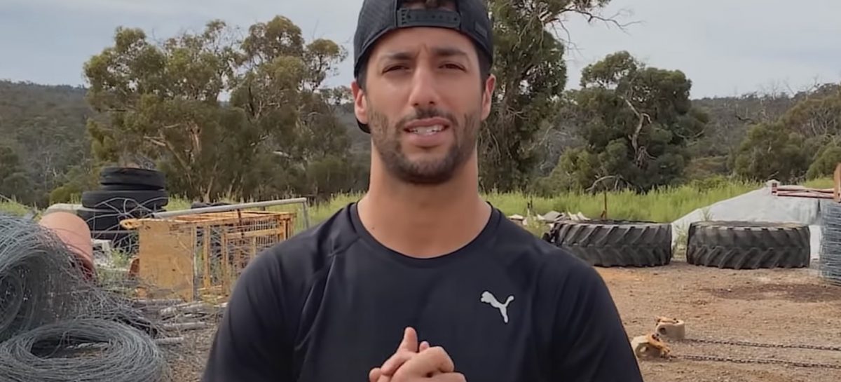De bijzondere boerderij-training van Daniel Ricciardo