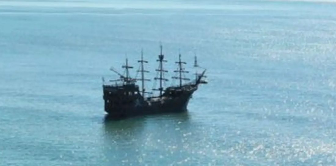 Google Maps-gebruiker spot een mysterieus piratenschip