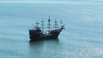 Google Maps-gebruiker spot een mysterieus piratenschip