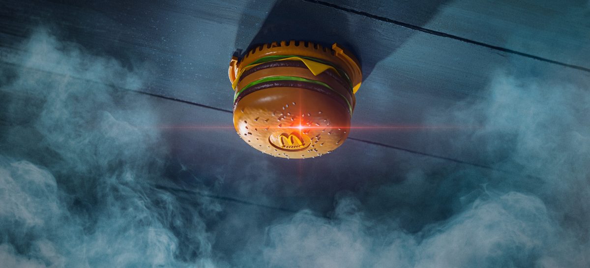 McDonald’s komt met geniaal apparaatje dat McDelivery bestelt als jij thuis je eten laat aanbranden