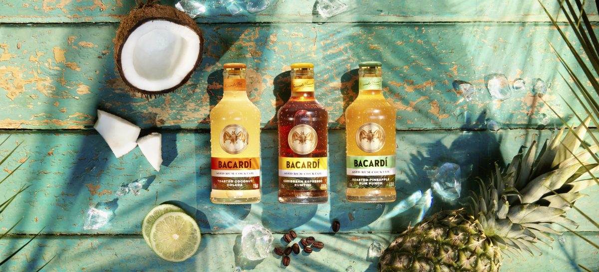 BACARDÍ lanceert drie gloednieuwe kant-en-klare rum cocktails