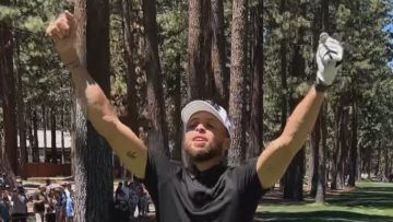 VIDEO: NBA-ster Stephen Curry overtreft alle verwachtingen in golftoernooi