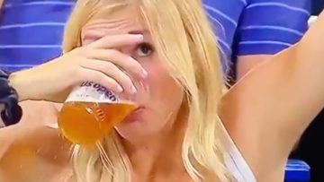 Gevonden! Instagram van de dame die wereldwijd viraal gaat door bier-adtjes